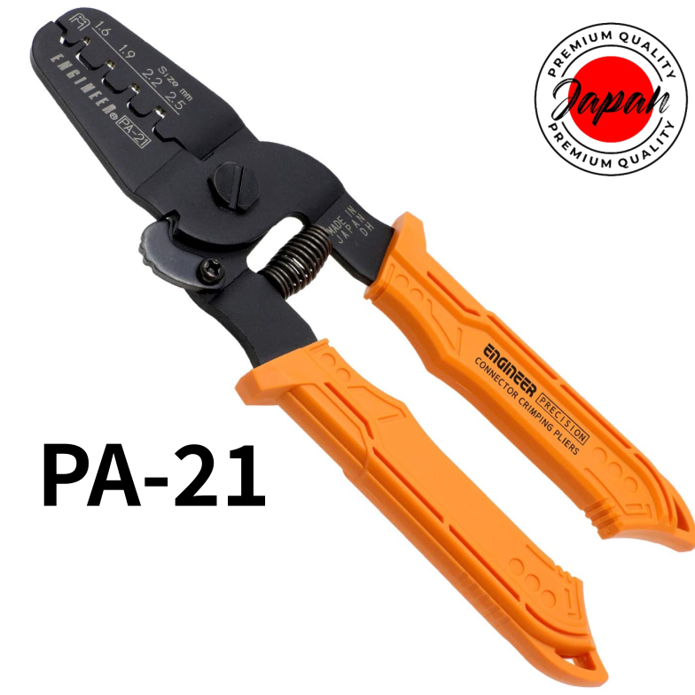 ENGINEER PA-21 Precision Crimping Pliers, Crimping Tool, Open Barrel Terminals 100% Authenticity dir