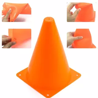 10 ชิ้น กรวยฝึกซ้อม 18 cm กรวย ฝึกซ้อมกีฬา ทนแสงแดด UV Sport Training Cones กรวยซ้อมกีฬา ฟุตบอล กรวยซ้อมวิ่ง ซ้อมกีฬา
