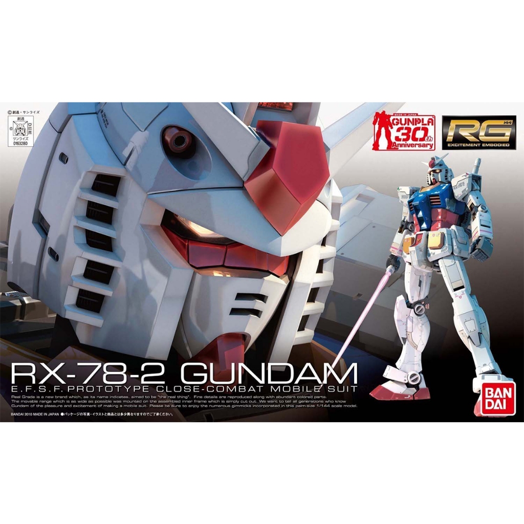 RG 1/144 RX-78-2 GUNDAM [BANDAI]