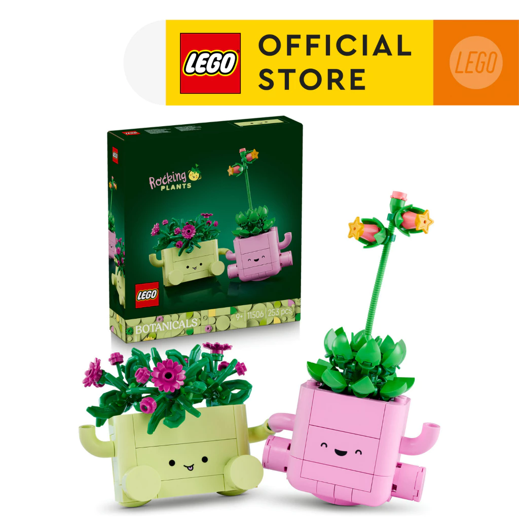 LEGO Botanicals 11506 Rocking Plants (253 Pieces), Building Blocks, Kids Toy