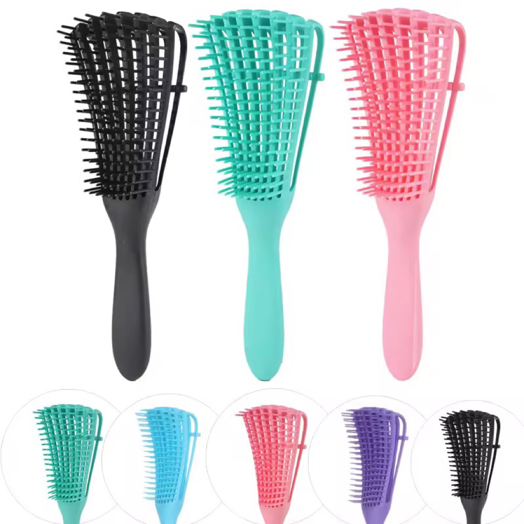 แปรงหวีผม หวีผมตรง ผมหยิก นวดดูแลรากผมเส้นผมหนังศรีษะ หวีจัดแต่งทรงผม Hair comb