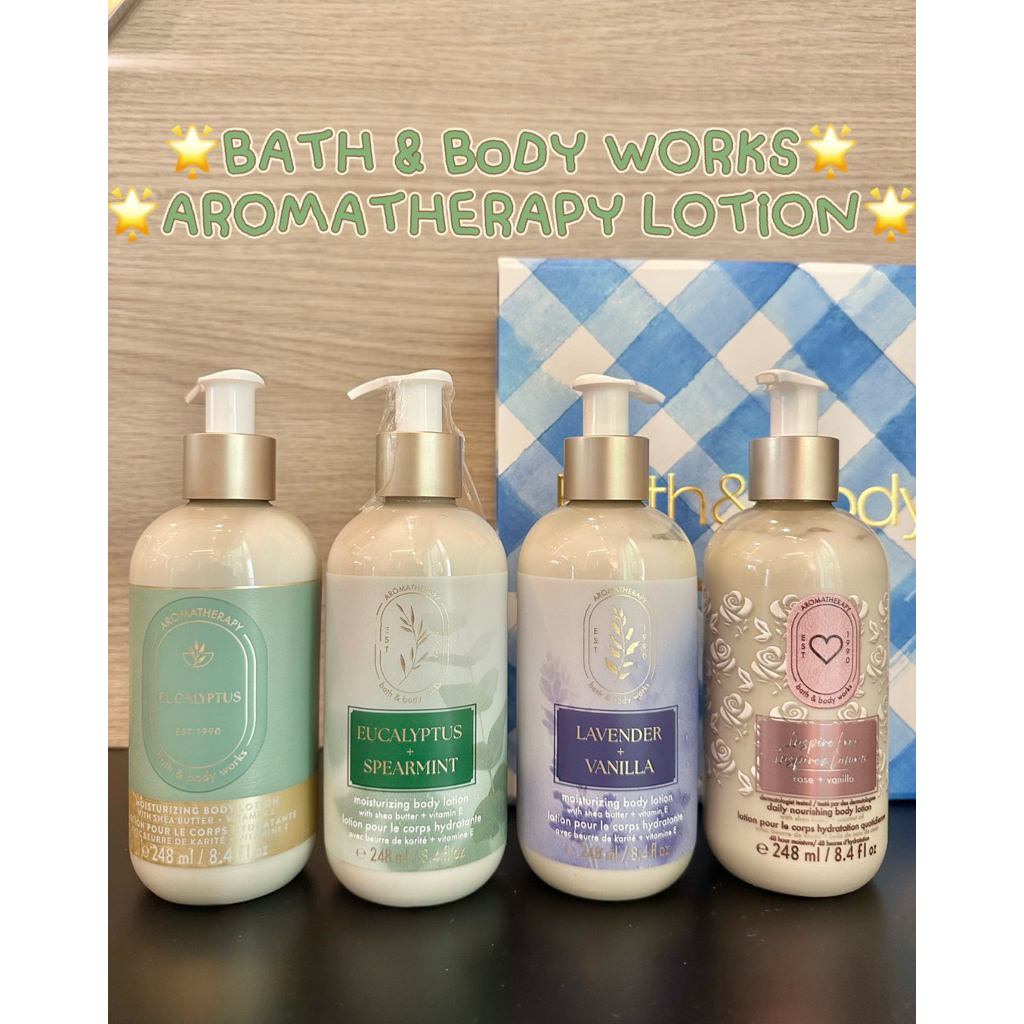 มีส่งด่วน🔴แท้💯Shopไทย🔴Bath and body works✅Aromatherapy Body Lotion ขวดใหญ่ พร้อมส่ง✅