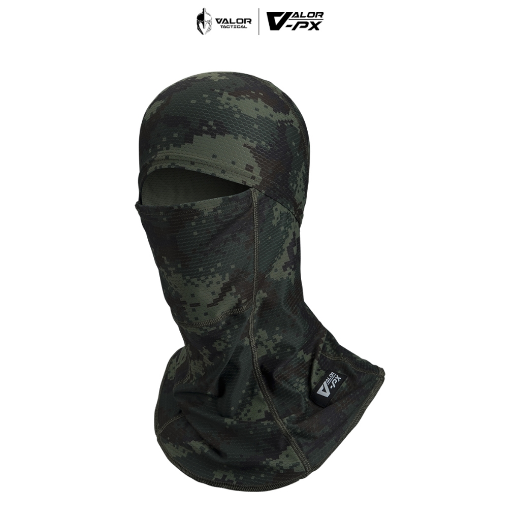 VALOR PX - Air Flex Full Face Mask ผ้าบัฟ กันแดด โม่งเต็มใบ คลุมหน้า ผ้าไม่ย้วย คืนตัวได้ดี