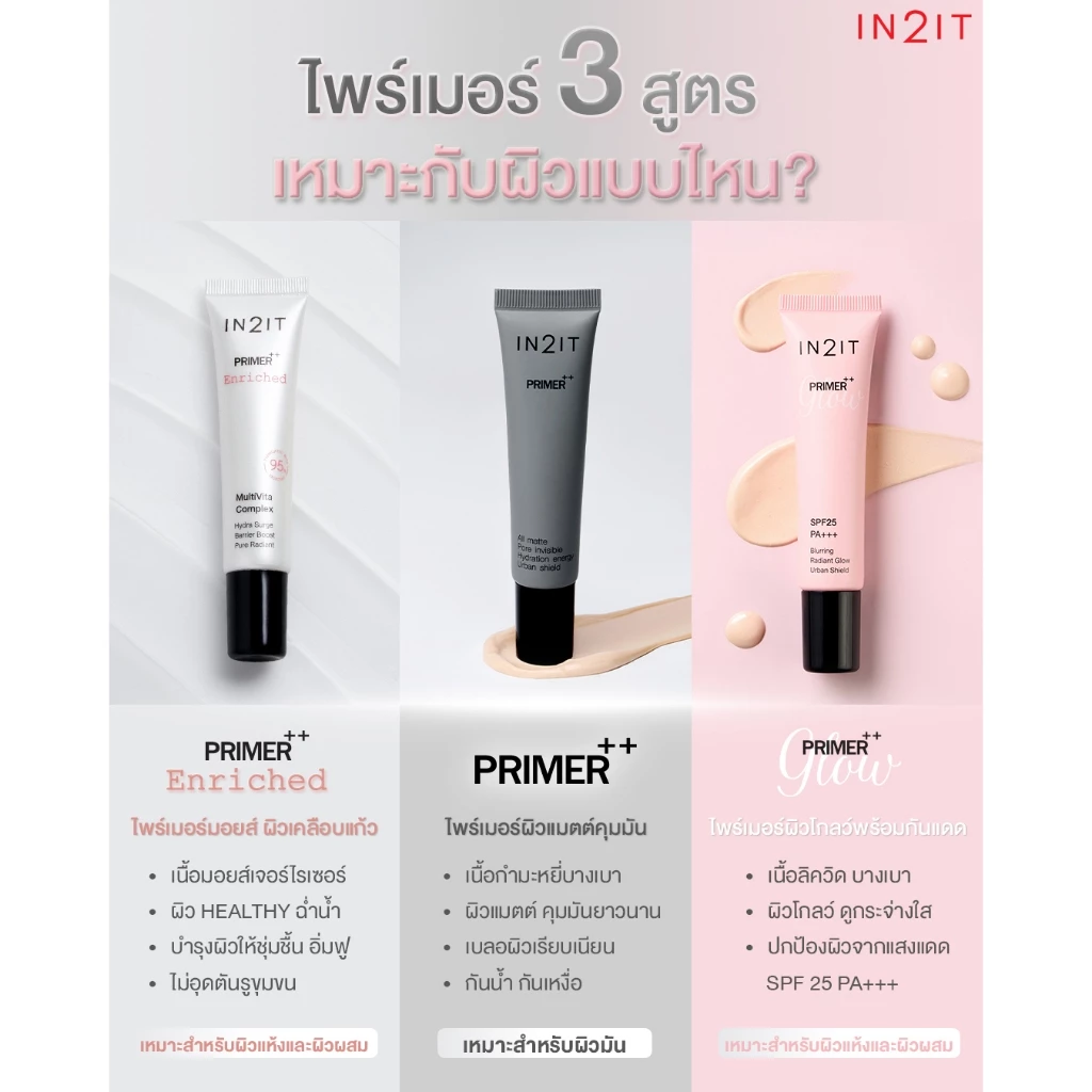 IN2IT PRIMER++ ไพร์เมอร์ตัวดัง งานผิว thumbnail 7