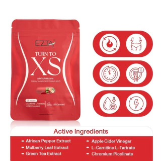 Turn To XS Dietary Supplement Product (ezta TM) เอสต้า ผลิตภัณฑ์เสริมอาหาร 30 แคปซูล