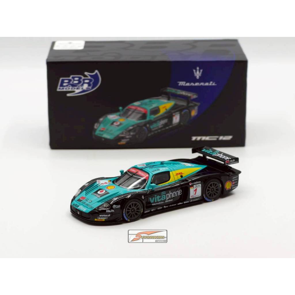 BBR 1/64 Maserati MC12 #1 Vitaphone Racing Team 2008 Spa 24Hrs.Winner