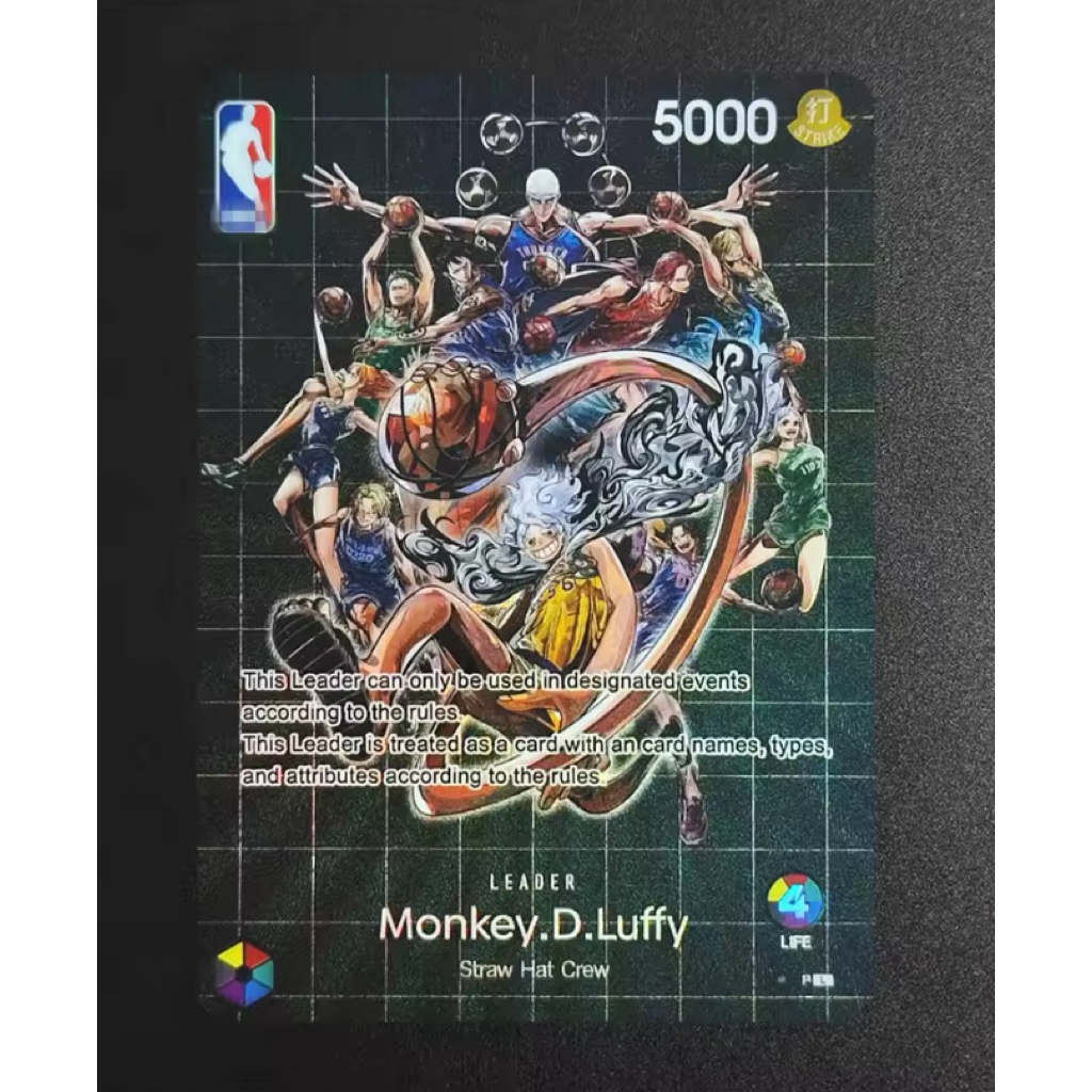 [PreOrder][One piece TCG][DIY] การ์ดคัสตอม One piece ชุดพิเศษรวมบาสเก็ตบอล