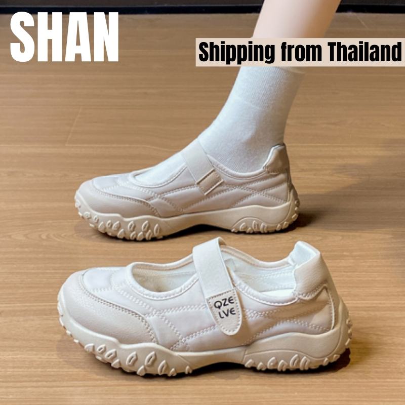 🚚จัดส่งจากกรุงเทพฯ - รองเท้ากีฬาผู้หญิง รองเท้าแตะผู้หญิงระบายอากาศ รองเท้าลำลองทรงแมรี่เจน  รายละเอียดสินค้า