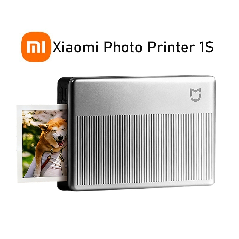 Xiaomi Mijia Pocket Photo Printer 1S (พิมพ์ไร้หมึก, วิดีโอ AR และเสียง, เล็กและพกพาได้)