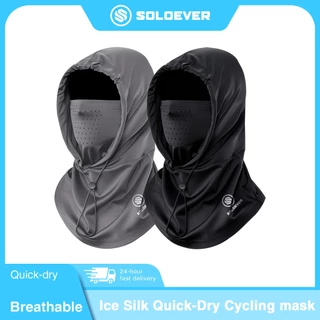 SOLOEVERหน้ากากป้องกันรังสียูวี หน้ากากป้องกันแสงแดด 3in1 UPF50+ เย็น ระบายอากาศได้ดี การท่องเที่ยว