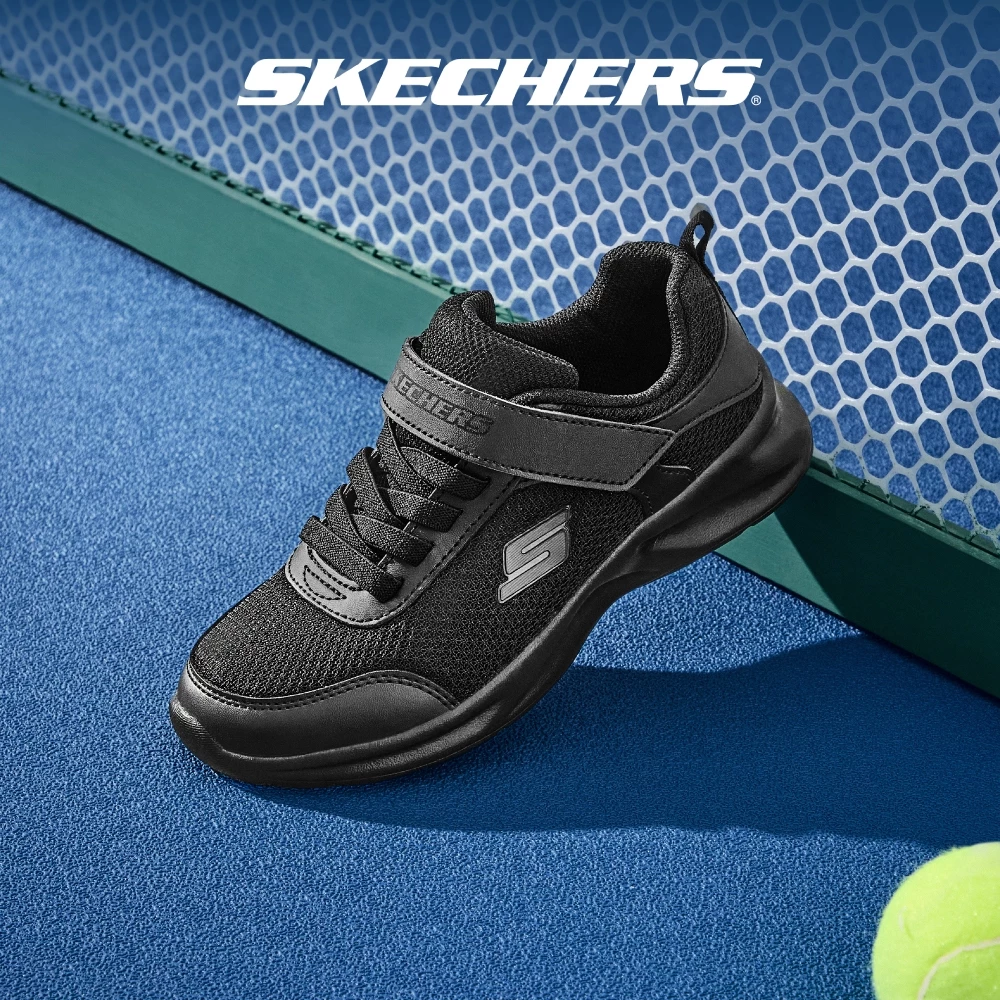 Skechers สเก็ตเชอร์ส รองเท้านักเรียนเด็กผู้ชาย Boys Shoes - 405110L-BBK Lightweight, Machine Washable (latest) (BTS)