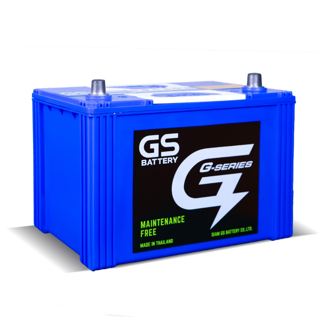 แบตรถยนต์ GS G-175 จี เอส แบตเตอรี่กึ่งแห้ง สำหรับกระบะ 2.5 cc. 75Ah. CCA520 พร้อมส่ง