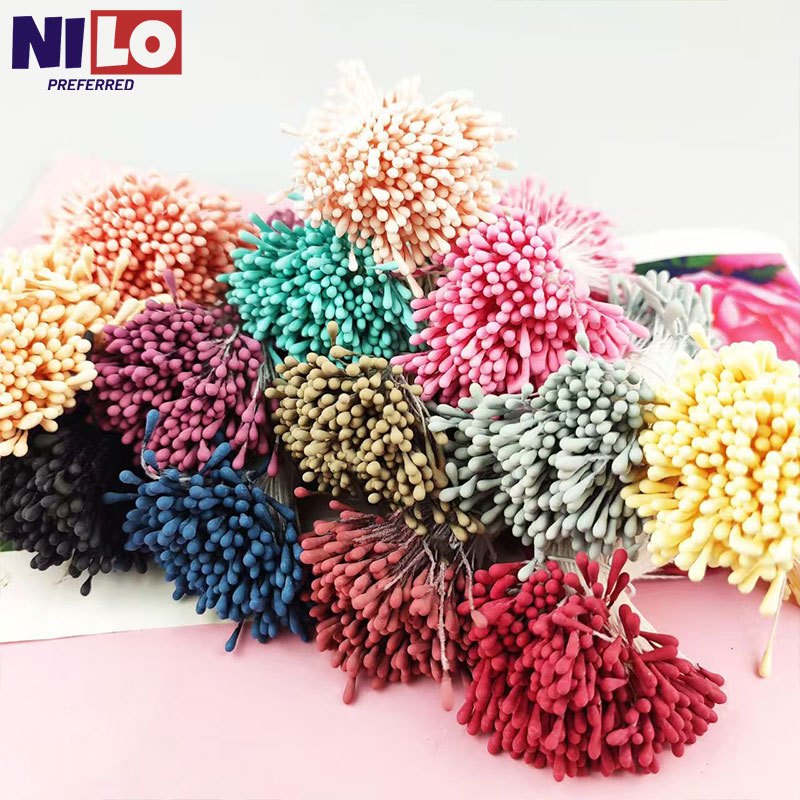 St. kunkka 300 ชิ้น เกสรดอกไม้ประดิษฐ์ 2 * 60 มิ ลลิเมตร Handmade ดอกไม้ Bud สําหรับ DIY Handmade ดอกไม้ของขวัญวันวาเลนไ