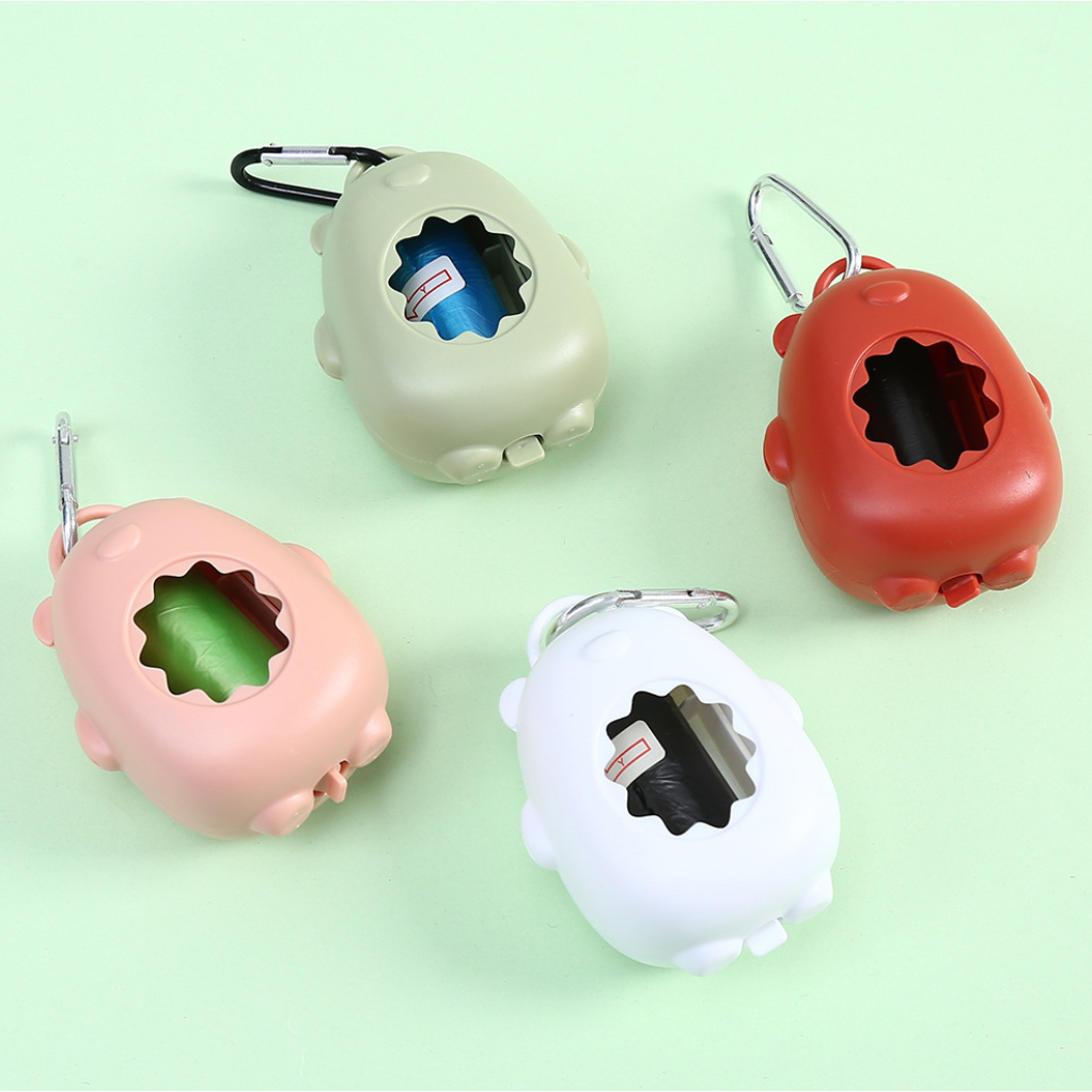 AL-4652 ที่เก็บมูลสัตว์เลี้ยง ถุงเก็บขี้สัตว์เลี้ยง  ห้อยสายจูงได้ พกพาง่าย สะอาด พร้อมส่ง 🐈🐶