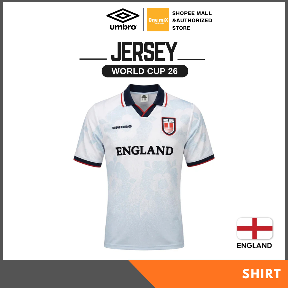 UMBRO England World Cup 26 (White) เสื้อฟุตบอลผู้ชาย
