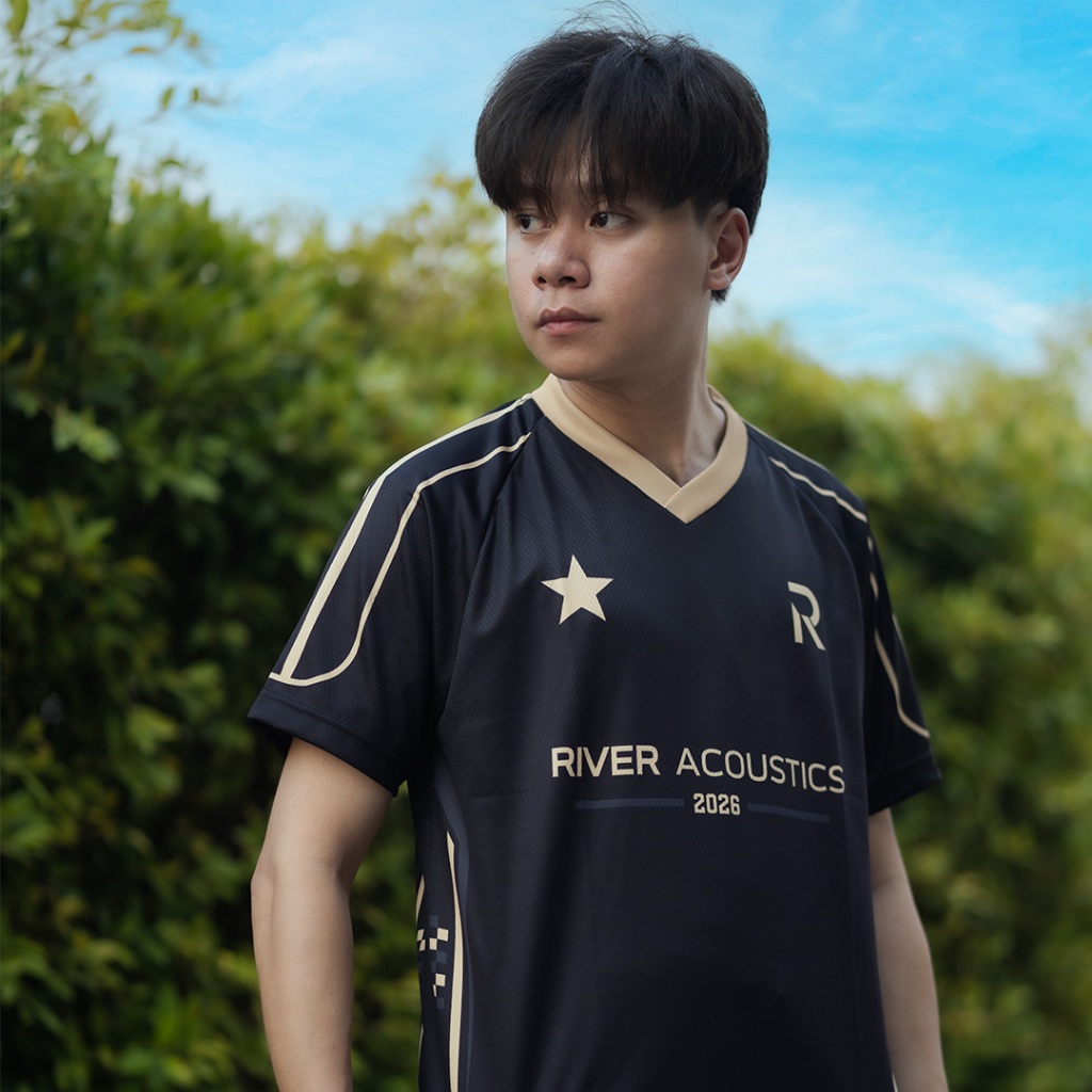 เสื้อบอล River Acoustics เนื้อผ้ารังผึ้ง ระบายอากาศดี ใส่สบาย AT Prosound