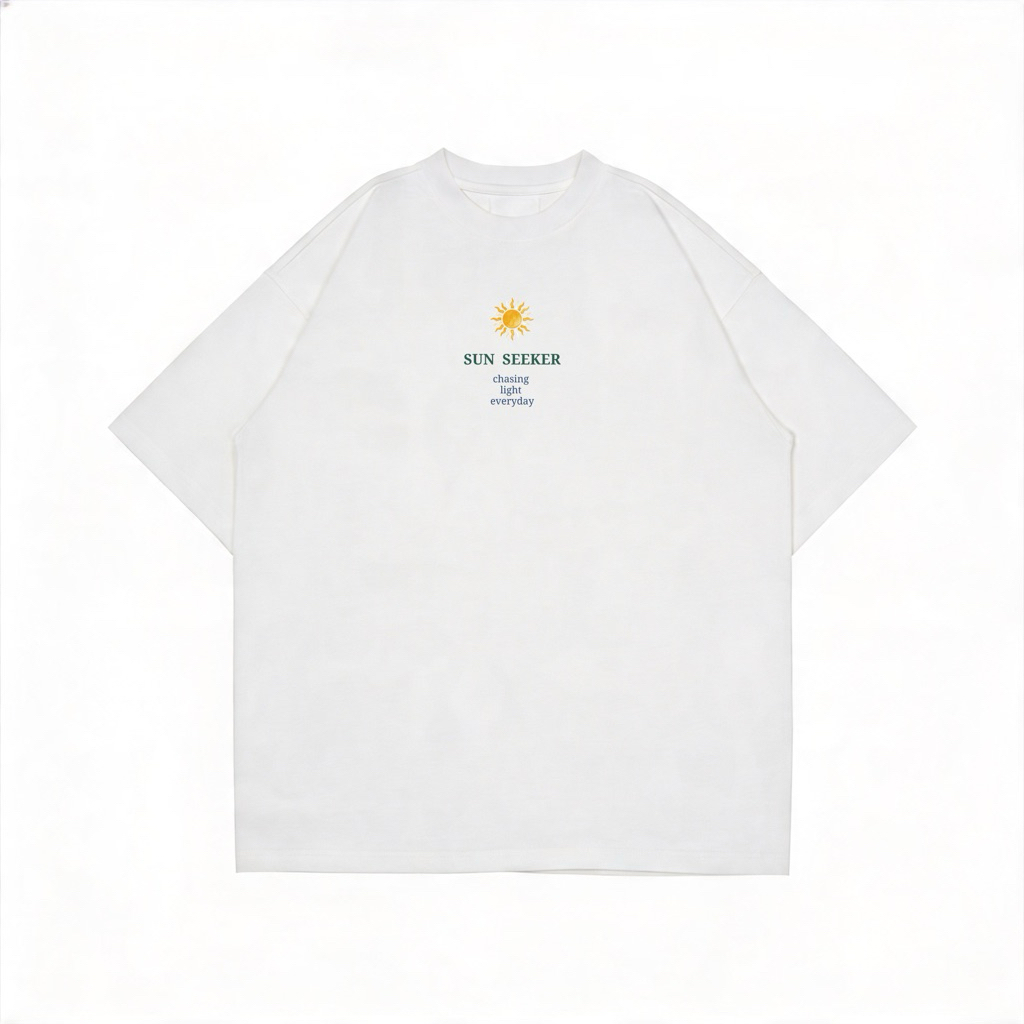 เสื้อยืดโอเวอร์ไซส์ Hunbury Studio “SUN SEEKER” Oversized T-shirt
