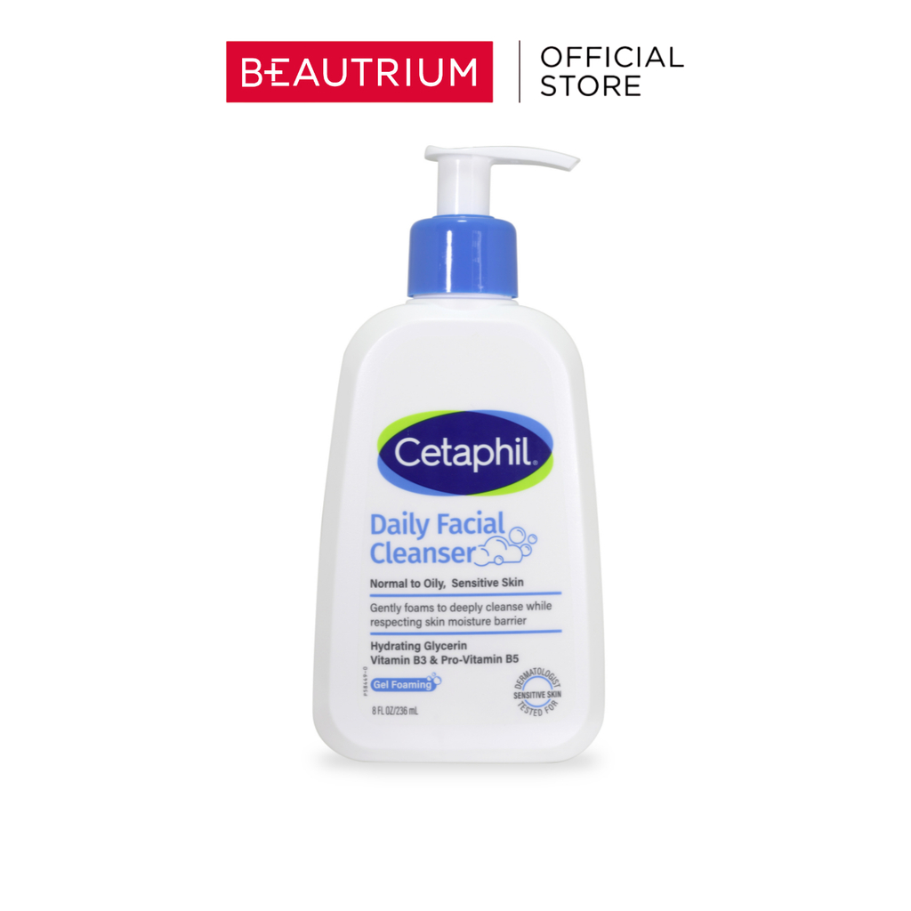 CETAPHIL Daily Facial Cleanser Fragrance Free ผลิตภัณฑ์ทำความสะอาดผิวหน้า 236ml