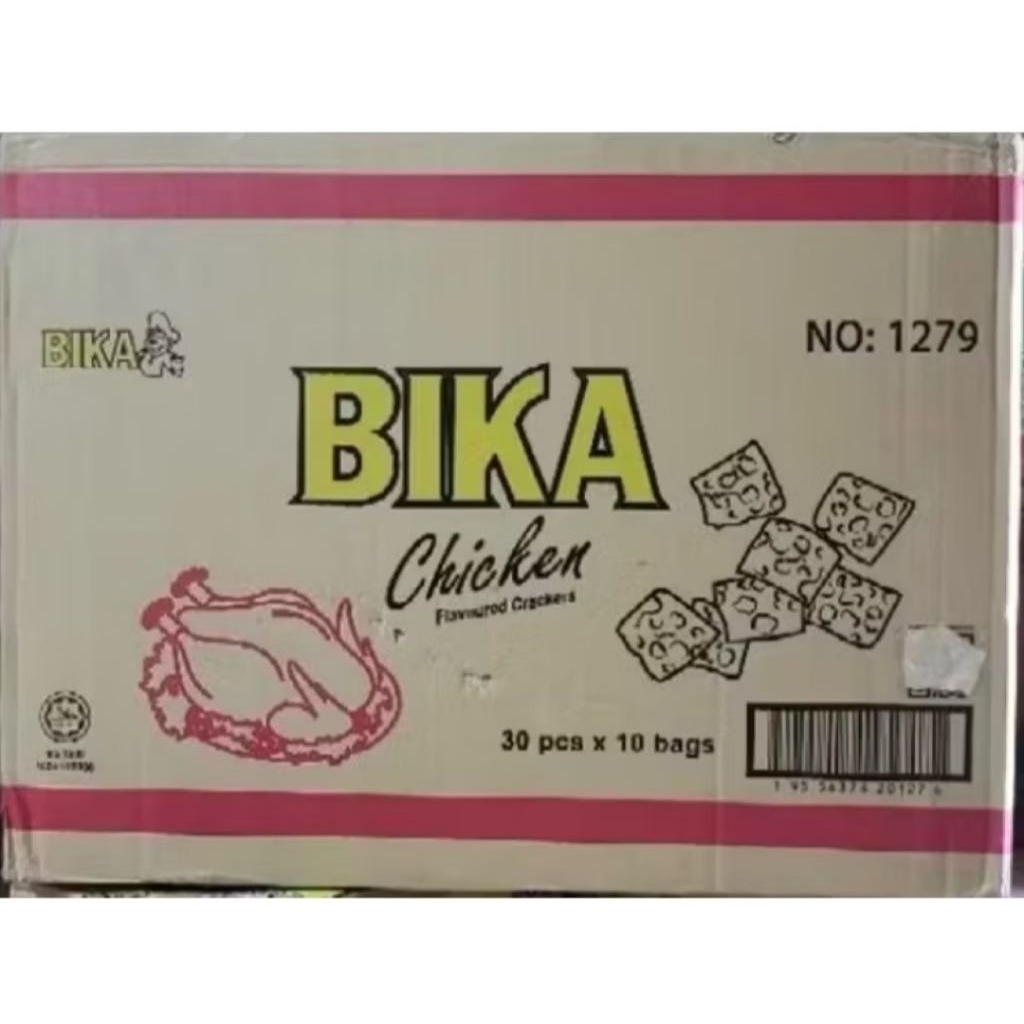 BIKA ขนมรสไก่ในตำนาน (ขนาด 12g ยกลัง)