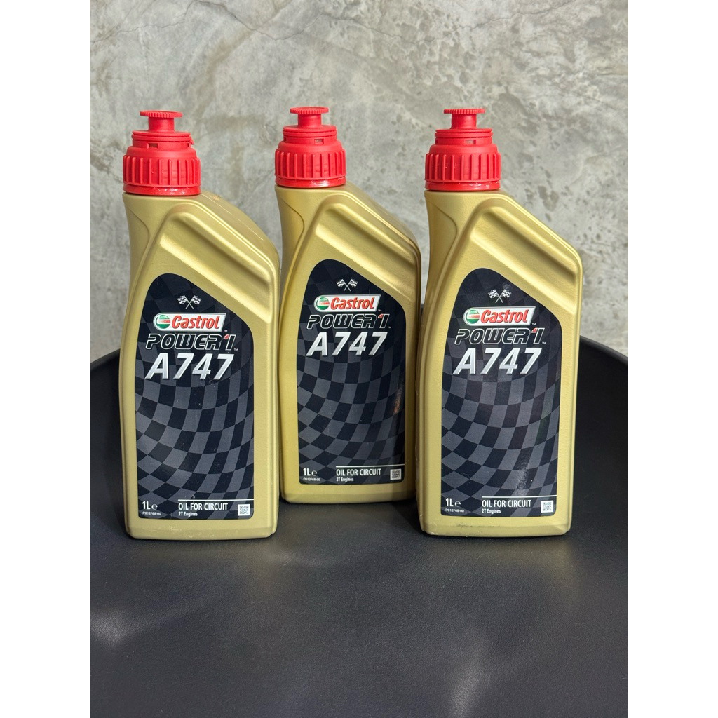 หัวเชื้อ 2T Castrol A747 สังเคราะห์ 100% ปริมาณ1L สำหรับรถ2จังหวะ 📌ตัวเก่าเลิกผลิตแล้ววหาหาย📌