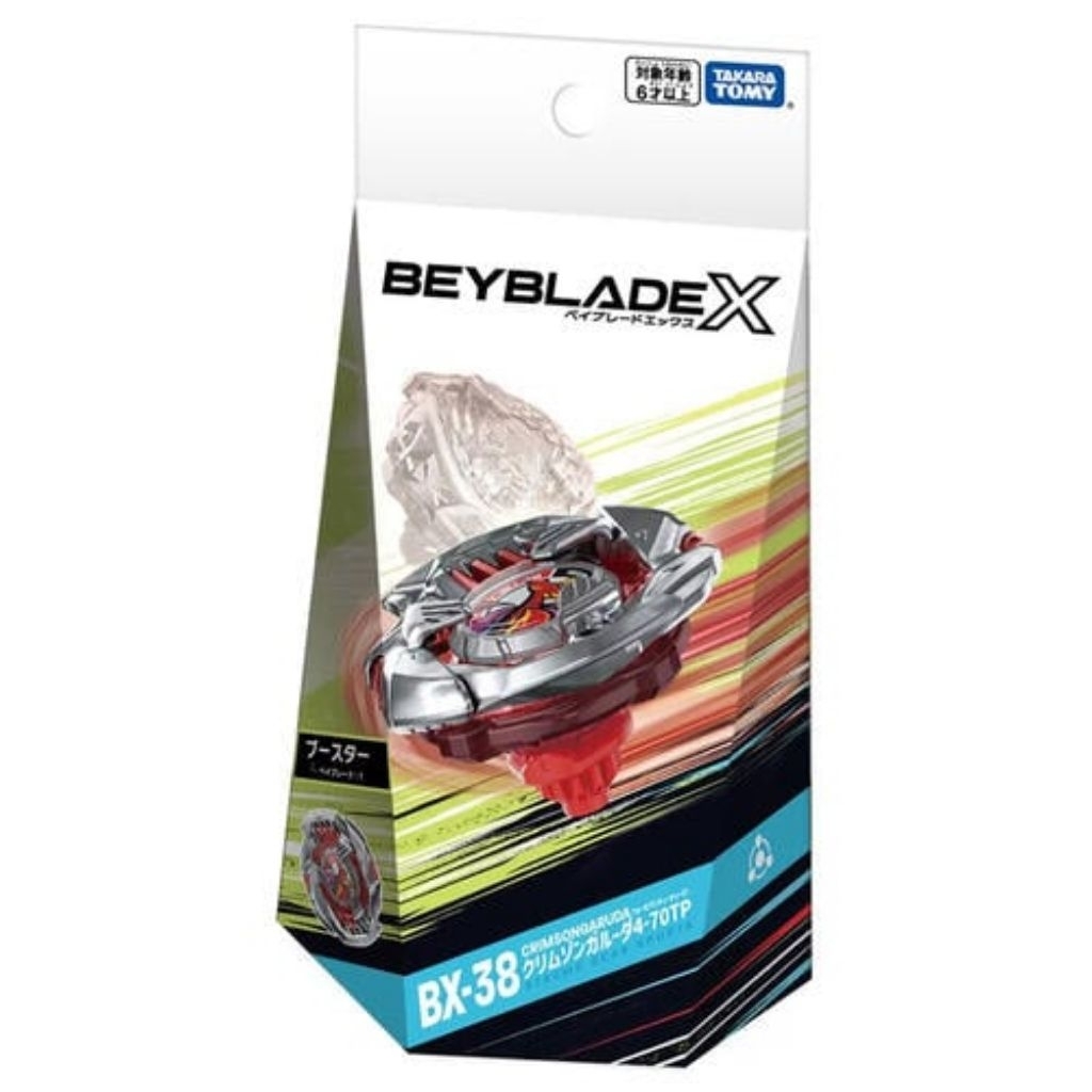 BX38 Crimson Garuda 4-70 TP Beyblade X ของแท้ 100% TAKARA TOMY