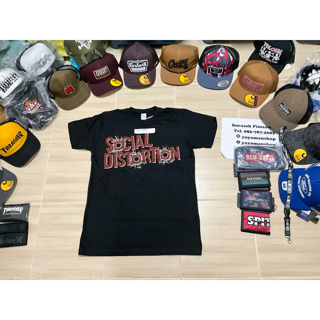 เสื้อ Social Distortion Tour 2007 ของแท้มือ1 size M