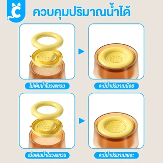 [ส่งฟรี🇹🇭] CleverPet ชามใส่น้ำสัตว์เลี้ยง ชามน้ำแมว ชามน้ำหมา กันฝุ่น กันคางเลอะ PET BOWL