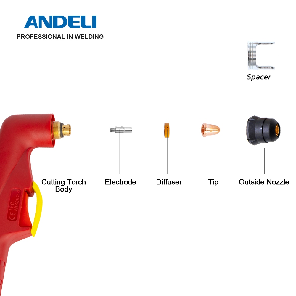 อะไหล่หัวตัดพลาสม่า IPT-40 IPT-60 FPT-40 FP-60 อิเล็คโทรด คอนแท็คทิพ diffuser nozzle