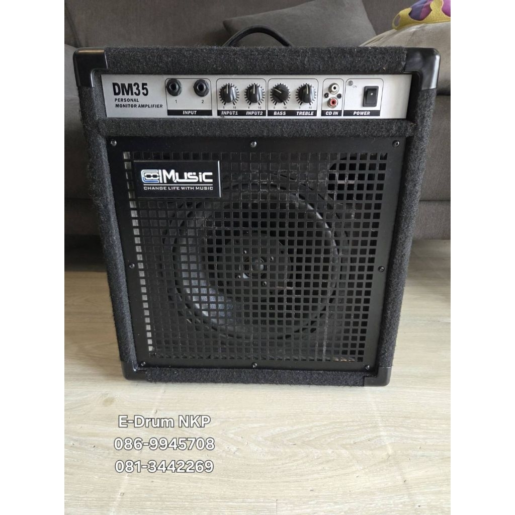 ตู้แอมป์กลองไฟฟ้ามือสอง Cool music DM-35🔊
