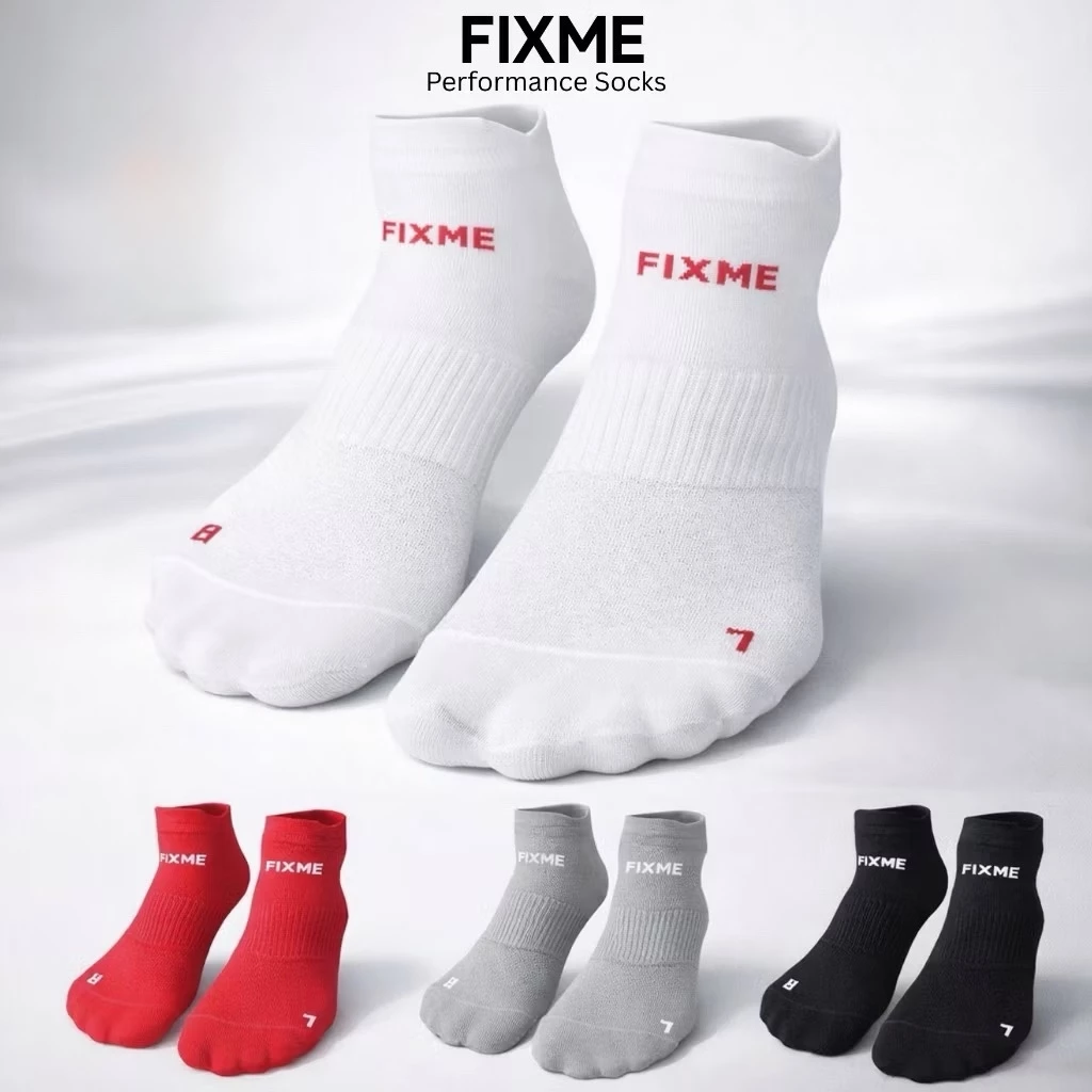 ถุงเท้าวิ่ง รุ่น Basic ถุงเท้ากีฬา sock FIXME