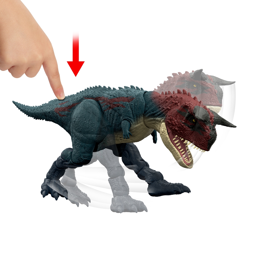 Jurassic World ديناصور كارنوتوروس Charge 'N Chomp — صورة 4