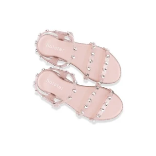 holster australia รองเท้าแตะรัดส้นผู้หญิง sassy glitter สี rose