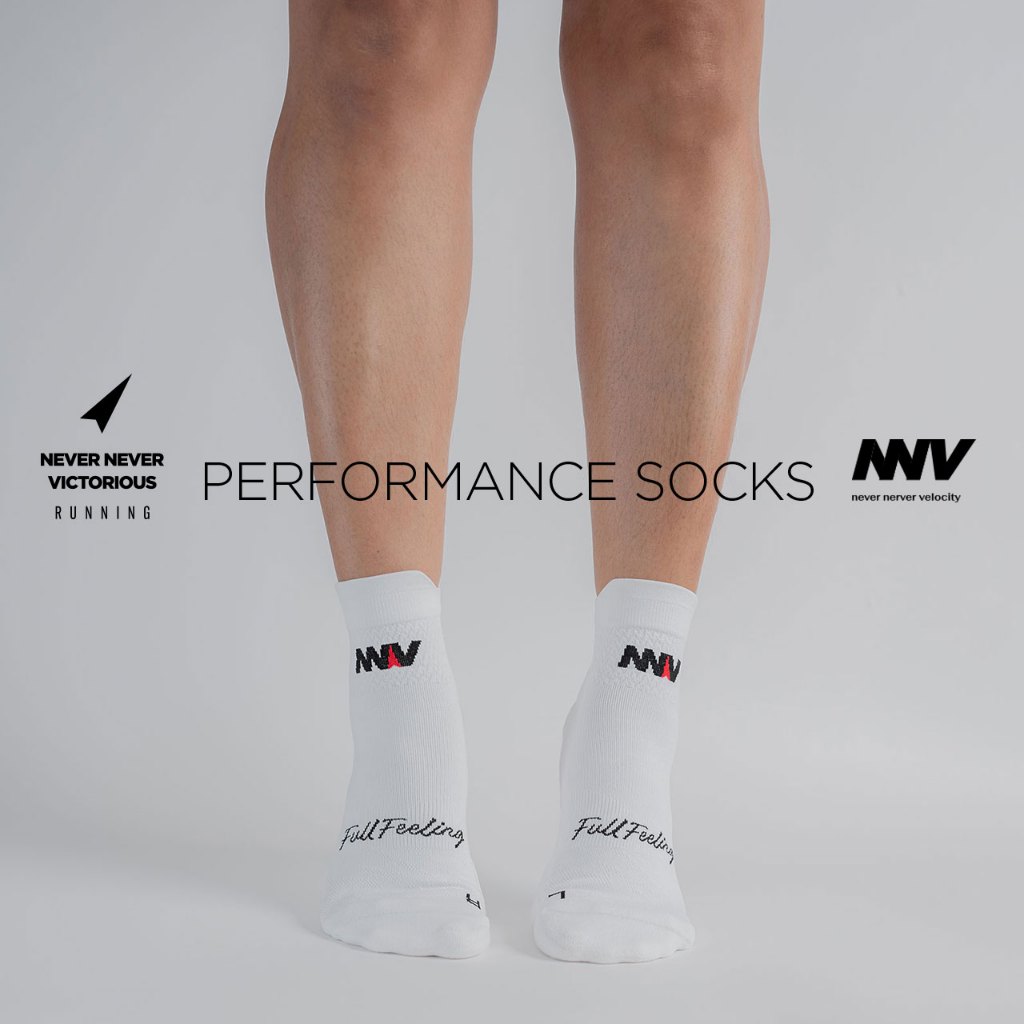 NNV Running Socks / ถุงเท้าไร้ตะเข็บสำหรับวิ่งระยะมาราธอน / ถุงเท้าข้อสั้น