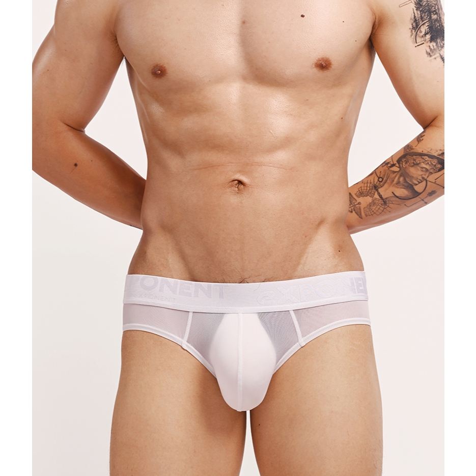 กางเกงชั้นในชาย eXPONENT | Elusive Silky- MistSkin Translucent Brief