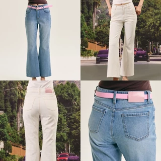 CHUUCHOP - (XS-6XL) Nova Bootcut การเกงยีนส์ทรงบูทคัท ขาม้า ผ้ายืดหยุ่นใส่สบาย (C8563)