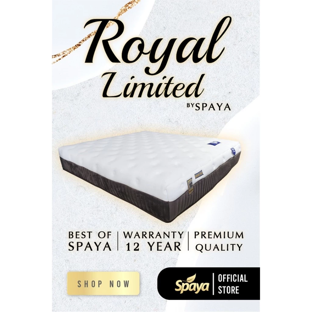SPAYA ที่นอนพ็อกเก็ตสปริง รุ่น Royal Limited ขนาด 3.5 ฟุต หนา 13 นิ้ว thumbnail 7
