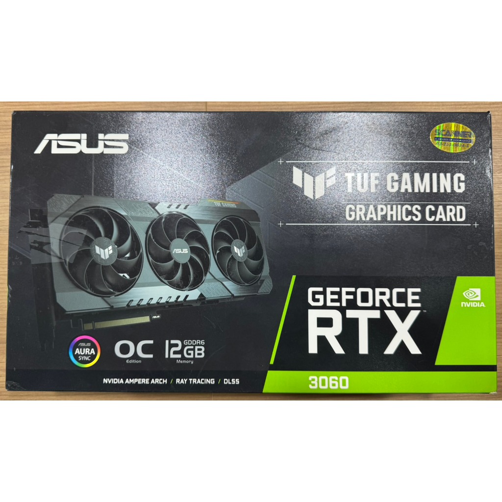 ASUS TUF RTX3060 O12G V2 GAMING 12GB GDDR6 [มือสอง]