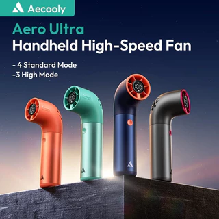 Aecooly พัดลมมือถือ ความเร็วสูง 19000 รอบต่อนาที ลมแรง 9 m/s น้ำหนักเบา ประกัน 1 ปี Aero Ultra