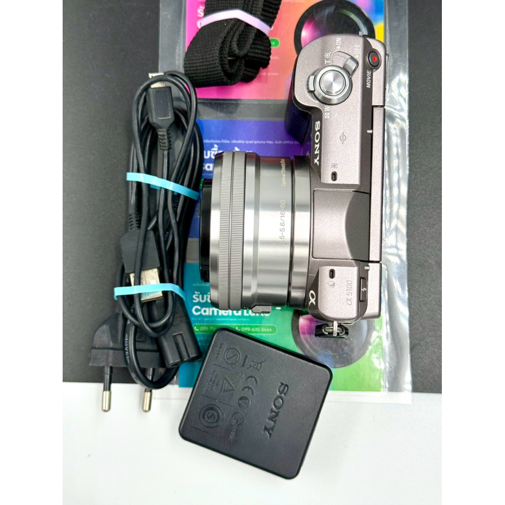 USED.Sony A5100 kit 16-50 oss ชัตเตอร์3,990 สีคอปเปอร์ฟรุ๊งฟริ๊ง 🔴ผ่อนได้🔴รับซื้อกล้องมือสอง