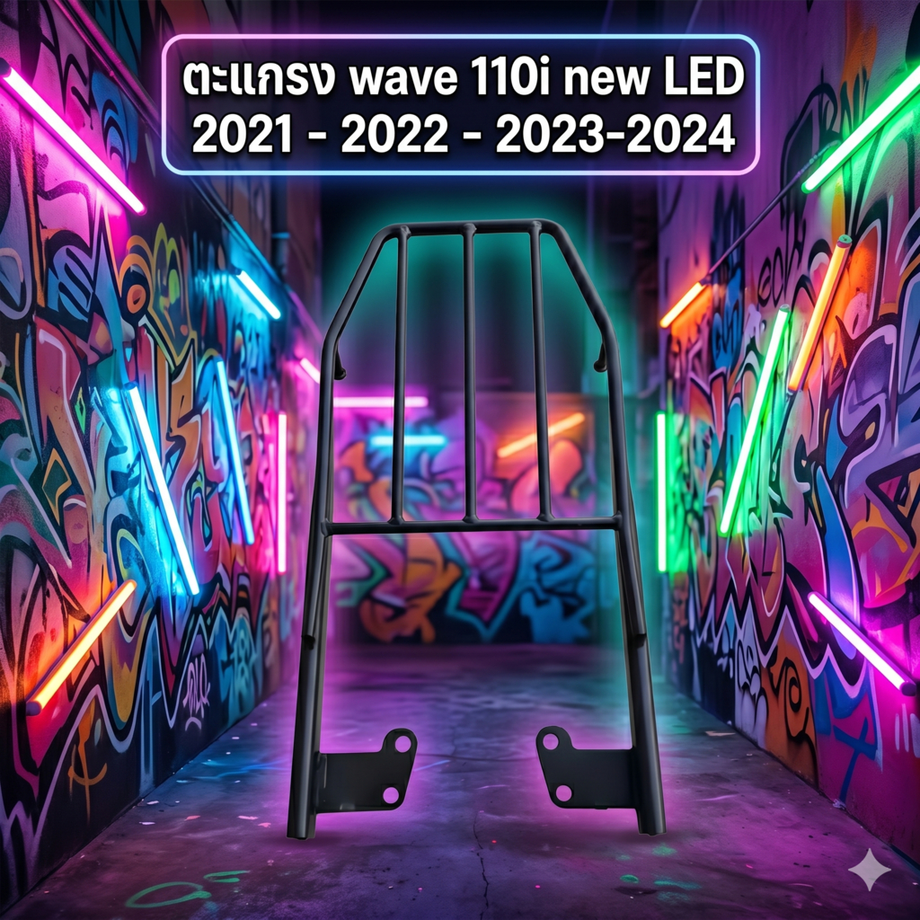 ตะแกรง wave 110i new LED 2021 - 2022 - 2023-2024-2025-2026🔩🔥BW🔥🔧
