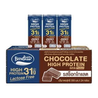 [3 กล่อง] Benefitt High Protein เบนิฟิตต์ ไฮโปรตีน นมโปรตีนสูง 31g หมดอายุเดือน 01/2027