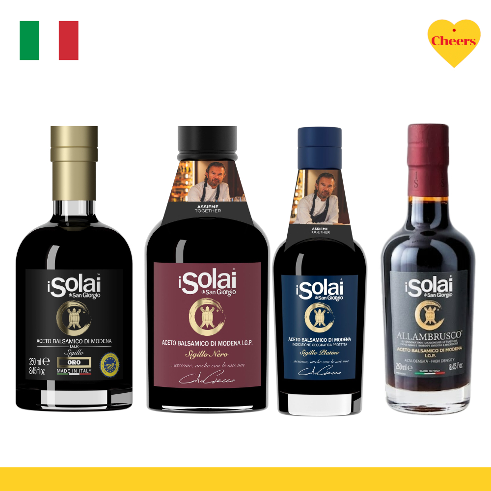 I Solai Balsamic Vinegar of Modena I.G.P. l  อิ โซไล  น้ำส้มสายชูบัลซามิกเมืองโมเดน่า IGP 250ml.