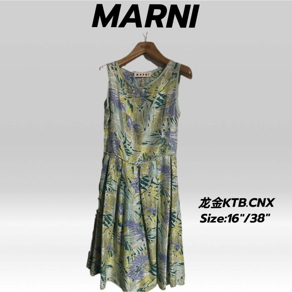ชุดเดรสแบรนด์Marniมือสองญี่ปุ่นแท้
