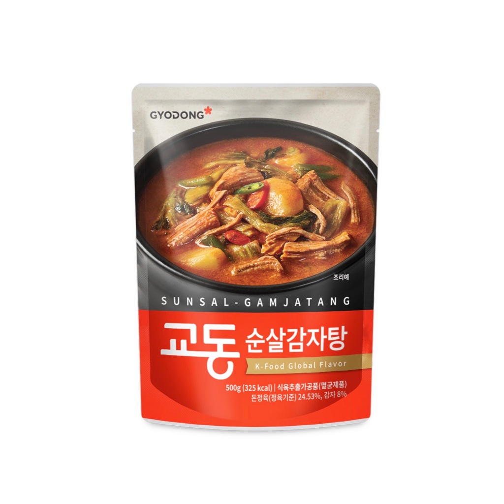 [ของแท้] 프리미엄순살감자탕 Gyodong Premium Pork Back-bone Stew (ซุปกระดูกหมูสำเร็จรูป) 500g