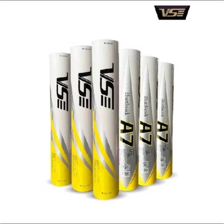VENSON ลูกแบดมินตัน VS A7 สปีด76 (1 หลอด บรรจุ 12 ลูก)
