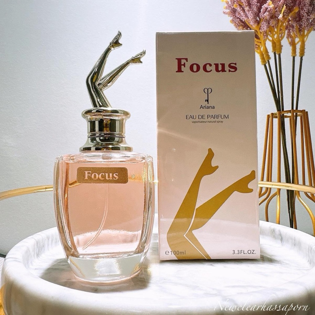 น้ำหอมนำเข้า ยกขาสีชมพู Focus ariana 100ml. ส่งไว ส่งของทุกวัน