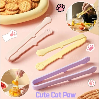 💕SW💕ที่คีบอาหาร น่ารัก อุ้งเท้าแมว ทนความร้อน สแตนเลส เครื่องครัว สําหรับบาร์บีคิว อาหาร ก้อนน้ําแข็ง แซนวิช/เครื่องครัว