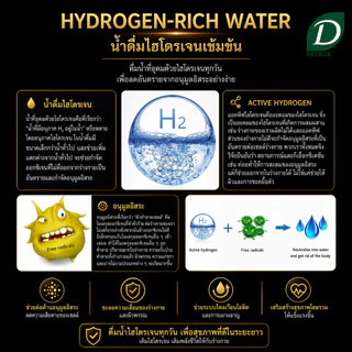 ขวดไฮโดรเจน เครื่องทำน้ำไฮโดรเจน DEEBUA H8 Hydrogen Water Bottle 3000+ PPB SPE/PEM รับประกัน 1 ปีเต็ม ทั้งเครื่อง+แบต