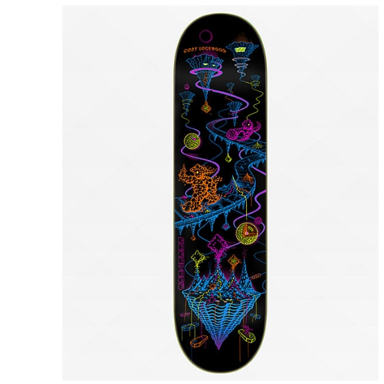 Creature - Lock wood Xploration V X Skateboard Deck 8.25 x 32.04