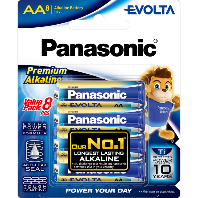 ถ่านไฟฉาย AA/AAA (แพ็ค 2 ก้อน) Panasonic Evolta ราคา ถูกที่สุด ดีลบีเคเค แกลเลอรีภาพที่ 3
